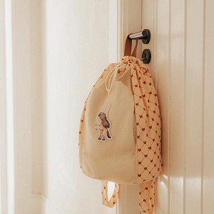 Рюкзак пляжный Mrs. Ertha "Net Lovely Roots", танец сердец